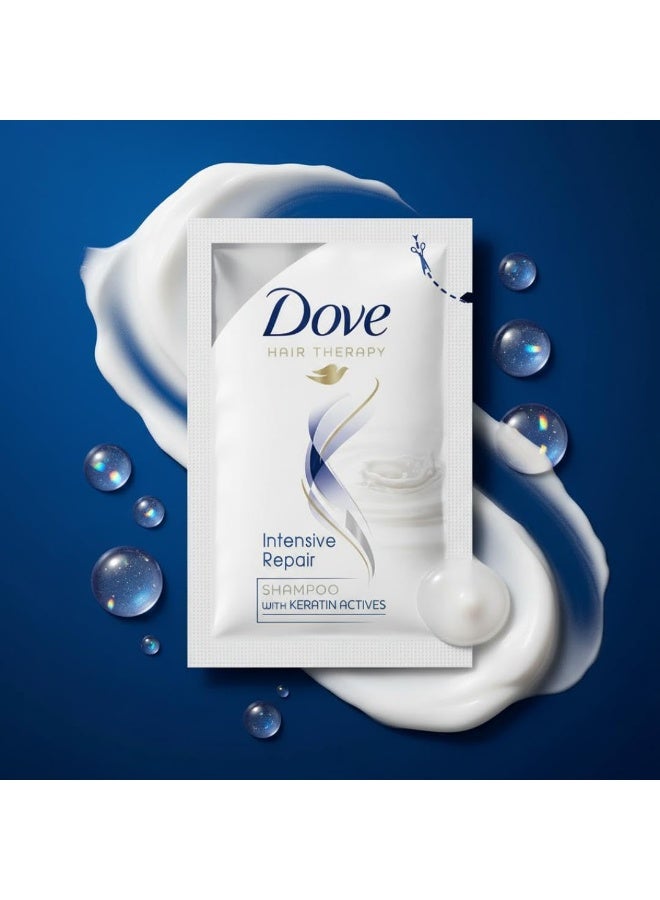 Dove Intensive Repair Shampoo, 5ml Sachet - Pack of 64 - Image 1
